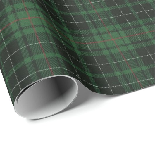 MacAuley Jagd Ancient Scottish Clan Tartan Geschenkpapier (Rolleneckpunkt)