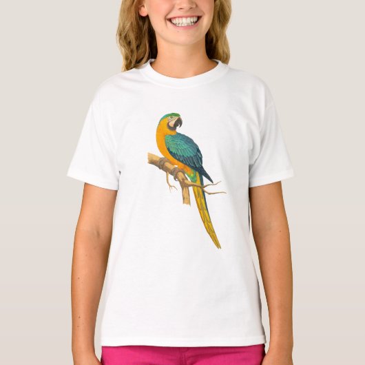 Macaw Bird T-Shirt (Vorderseite)