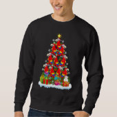 Macaw Bird   Xmas Holiday   Macaw Christmas Tree Sweatshirt (Vorderseite)