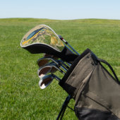 Macaw Blue Yellow Tropical Dschungel Antique Golf Headcover (In SItu)