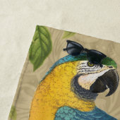 Macaw Blue Yellow Tropical Dschungel Antique Strandtuch (Beispiel)