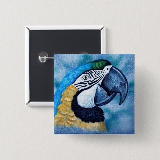 Macaw Button (Vorne & Hinten)