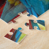 Macaw, der auf Niederlassung sitzt Puzzle (Seite)