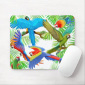 Macaw-Dschungel Mousepad (Mit Mouse)