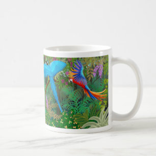 Macaw-Dschungel-Tasse Kaffeetasse