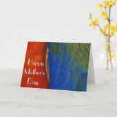 Macaw Feathers Karte (Gelbe Blume)