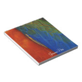 Macaw Feathers Notizblock (angewinkelt)