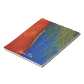 Macaw Feathers Notizblock (Rotiert)