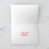 Macaw-Feiertags-Lieferung Feiertagskarte (Innenseite)