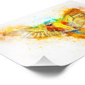 Macaw Fotodruck (Ecke)