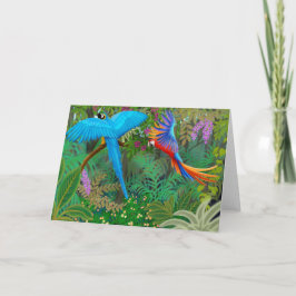 Macaw-Jungle-Karte Karte