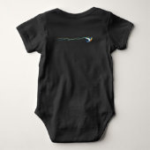 Macaw Kite Baby Strampler (Rückseite)