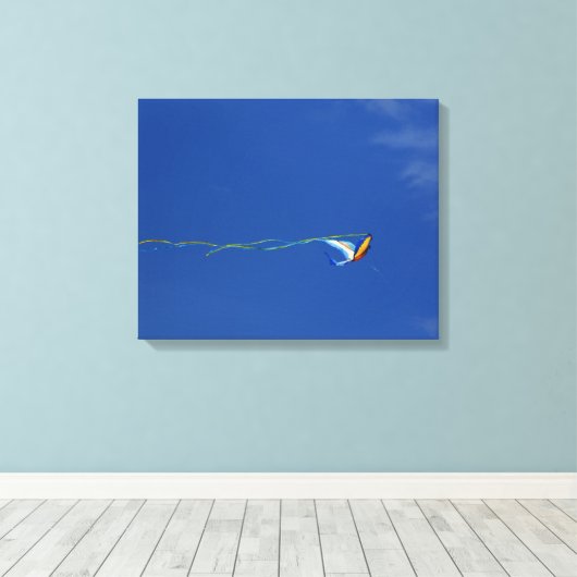 Macaw Kite Leinwanddruck (Insitu (Holzboden))