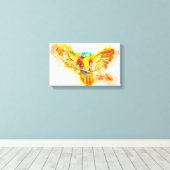 Macaw Leinwanddruck (Insitu (Holzboden))
