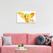 Macaw Leinwanddruck (Insitu (Wohnzimmer))