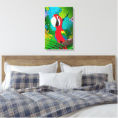 Macaw Leinwanddruck (Insitu (Schlafzimmer))