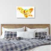 Macaw Leinwanddruck (Insitu (Schlafzimmer))
