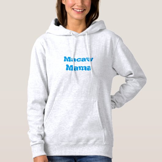 Macaw-Mutter Hoodie (Vorderseite)