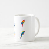 Macaw Papagei Delight � Art Süße Tier Kaffeetasse (VorderseiteRechts)