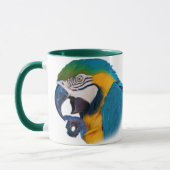 Macaw-Papagei, kundengerechte Tasse (Links)