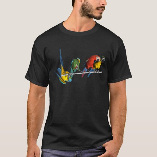 Macaw-Papagei T-Shirt (Vorderseite)