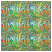 Macaw-Papagei. Tropischer Dschungel gekämmtes Stoff (Muster)