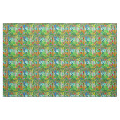 Macaw-Papagei. Tropischer Dschungel gekämmtes Stoff (Fat Quarter (45,7 x 55,9 cm))