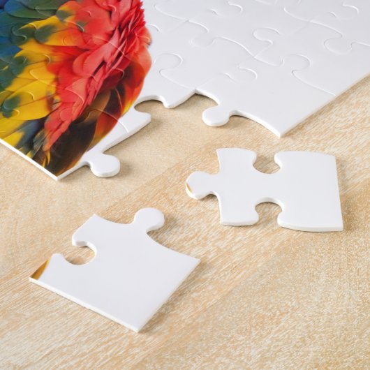 Macaw-Papageien-Puzzlespiel Puzzle (Seite)