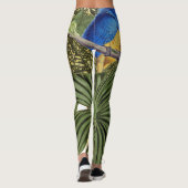 Macaw-Papageien-Vogel ganz über Druck-Leggings Leggings (Rückseite)