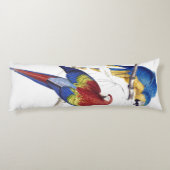 Macaw-Papageien-Vogel-Tier-Tier-Körper-Kissen Seitenschläferkissen (Rückseite)