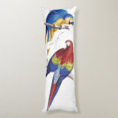 Macaw-Papageien-Vogel-Tier-Tier-Körper-Kissen Seitenschläferkissen (Rückseite (Vertikal))