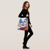 Macaw-Papageien-Vogel-Tier-Tier-Taschen-Tasche Tragetaschen Mit Langen Trägern (Am Model)