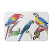 Macaw-Papageien-Vogel-Tiertier-Bad-Matte Badematte (Vorderseite)