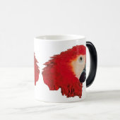 Macaw-Papageien-Vogel-verwandelnde Tasse (VorderseiteRechts)