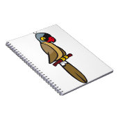 Macaw Parrot 2 Notizblock (Rechte Seite)