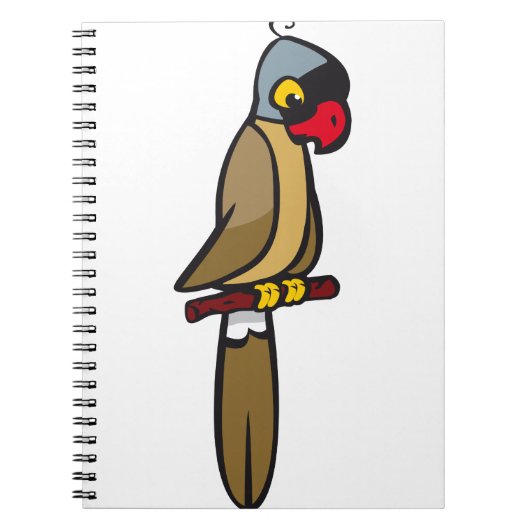 Macaw Parrot 2 Notizblock (Vorderseite)