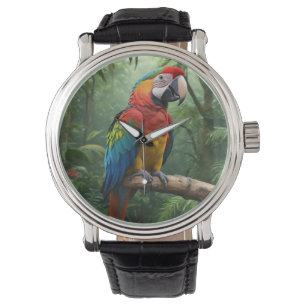 Macaw Parrot Armbanduhr
