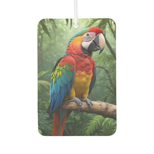 Macaw Parrot Autolufterfrischer (Vorderseite)