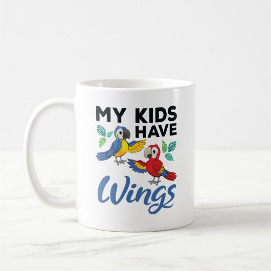 Macaw Parrot Besitzer Niedlich meine Kinder haben Kaffeetasse (Links)