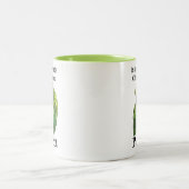 Macaw Parrot Bird Chatterbox Funny Zweifarbige Tasse (Mittel)