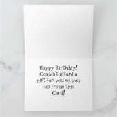 Macaw Parrot Birds Happy Birthday Big Card Karte (Innenseite)