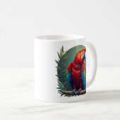 Macaw Parrot Coffee Tasse - farbenfroher tropische (VorderseiteRechts)