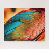 Macaw Parrot Feathers up Nah Puzzle (Horizontal)