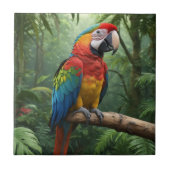 Macaw Parrot Fliese (Vorderseite)