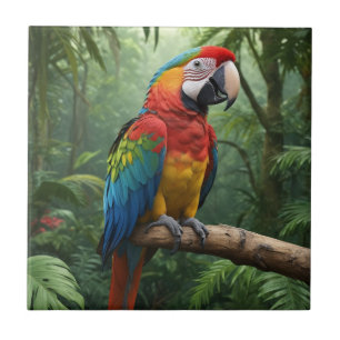 Macaw Parrot Fliese