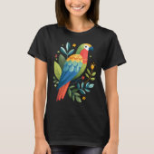 Macaw Parrot in Amazonas Regenwald - farbenfroher T-Shirt (Vorderseite)