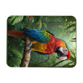 Macaw Parrot Magnet (Horizontal)