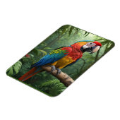 Macaw Parrot Magnet (Linke Seite)