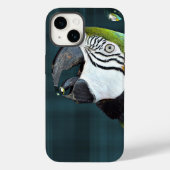 Macaw Parrot mit Blasen Case-Mate iPhone Hülle (Rückseite)
