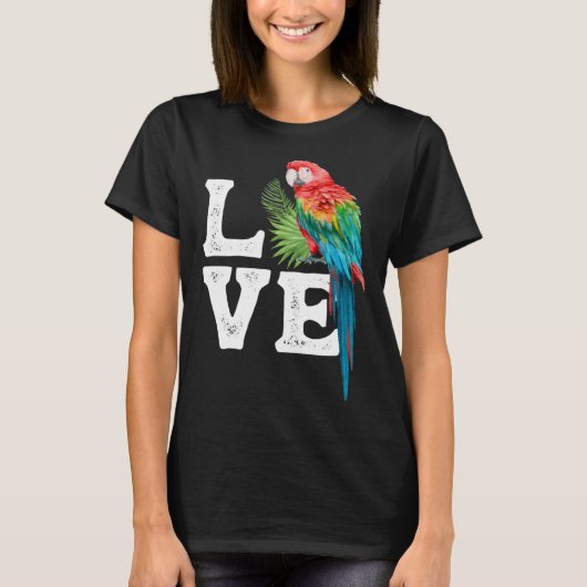 Macaw   Parrot Owner Tee Parrot Artwork (Vorderseite)